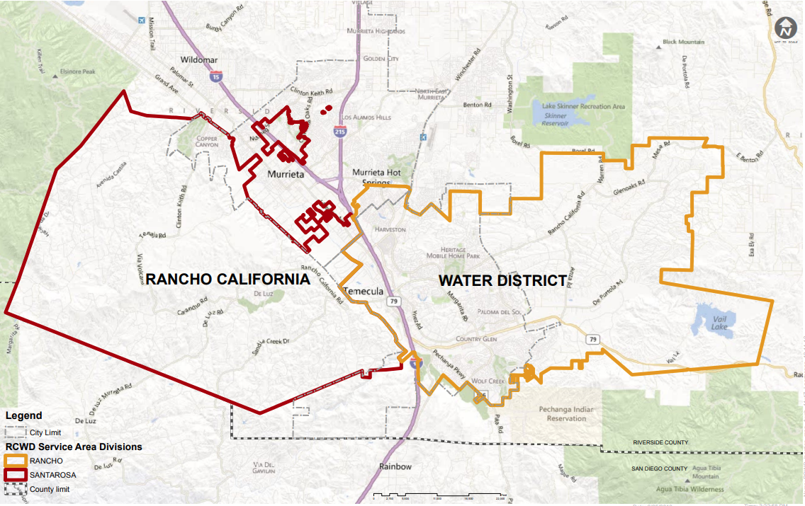 Rancho Water Service Area